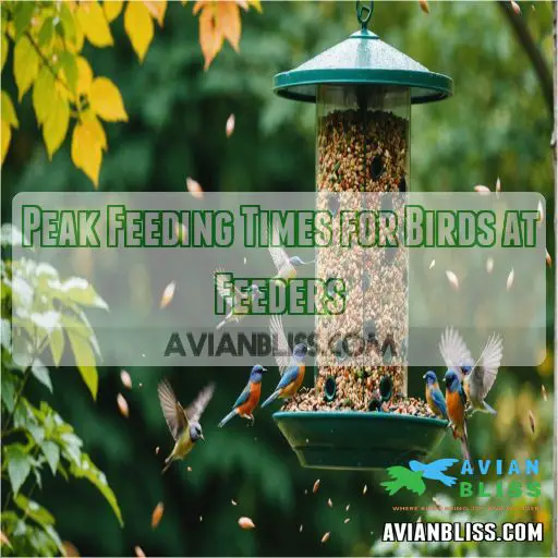 Peak Feeding Times for Birds at Feeders