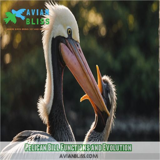 Pelican Bill Functions and Evolution