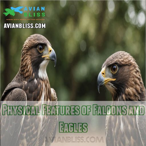 Physical Features of Falcons and Eagles