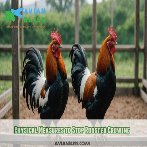 Physical Measures to Stop Rooster Crowing