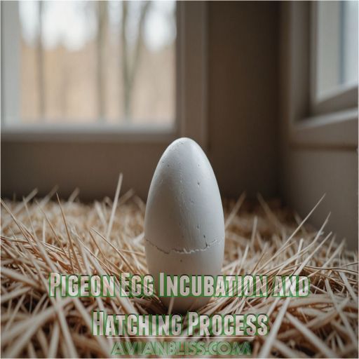 Pigeon Egg Incubation and Hatching Process