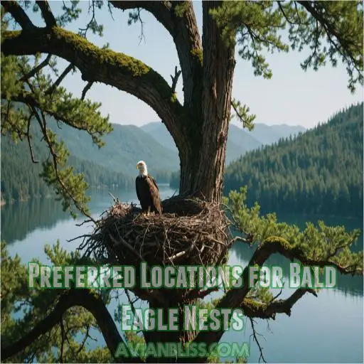 Preferred Locations for Bald Eagle Nests