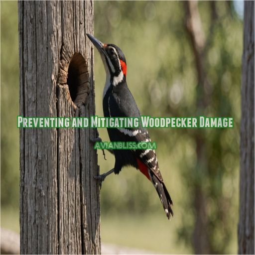 Preventing and Mitigating Woodpecker Damage