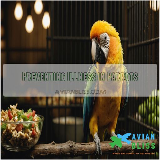 Preventing Illness in Parrots