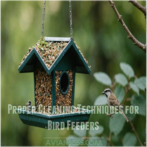 Proper Cleaning Techniques for Bird Feeders