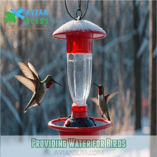 Providing Water for Birds