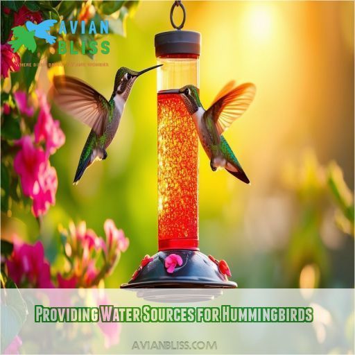 Providing Water Sources for Hummingbirds