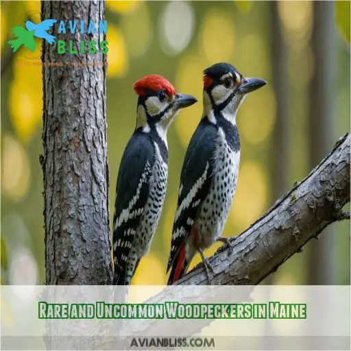 Rare and Uncommon Woodpeckers in Maine