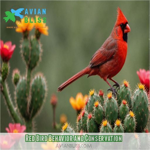 Red Bird Behavior and Conservation