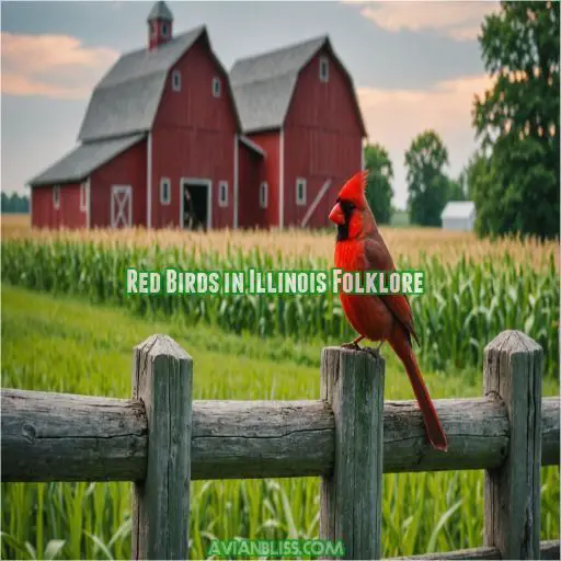 Red Birds in Illinois Folklore