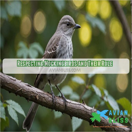 Respecting Mockingbirds and Their Role