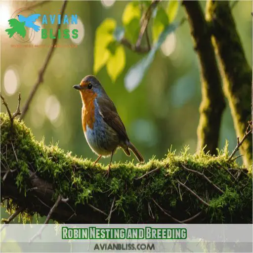 Robin Nesting and Breeding