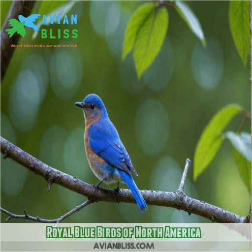 Royal Blue Birds of North America