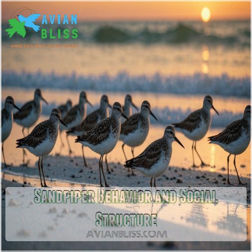 Sandpiper Behavior and Social Structure