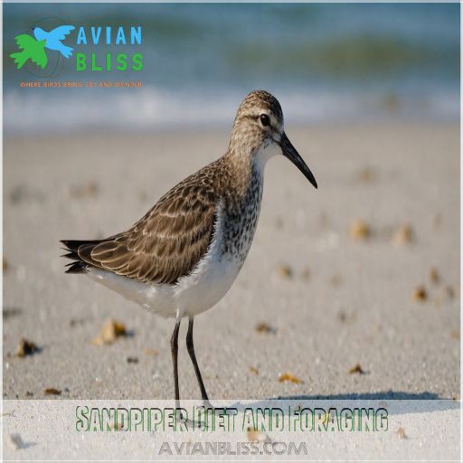 Sandpiper Diet and Foraging