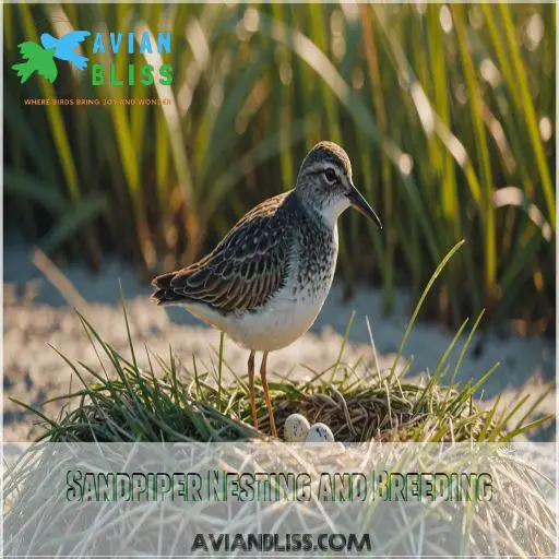 Sandpiper Nesting and Breeding