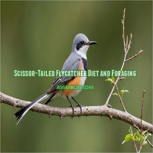 Scissor-Tailed Flycatcher Diet and Foraging