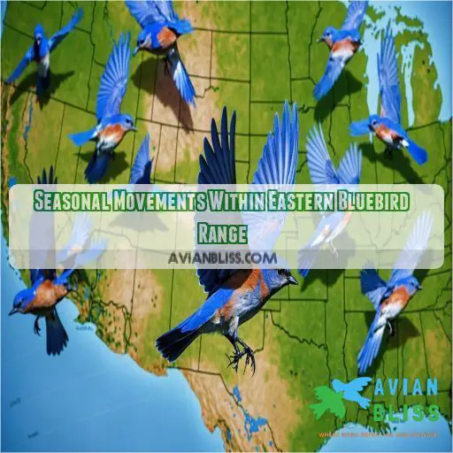 Seasonal Movements Within Eastern Bluebird Range