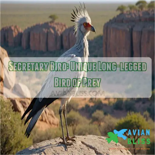 Secretary Bird: Unique Long-legged Bird of Prey