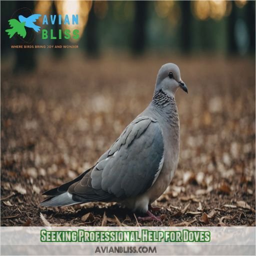 Seeking Professional Help for Doves