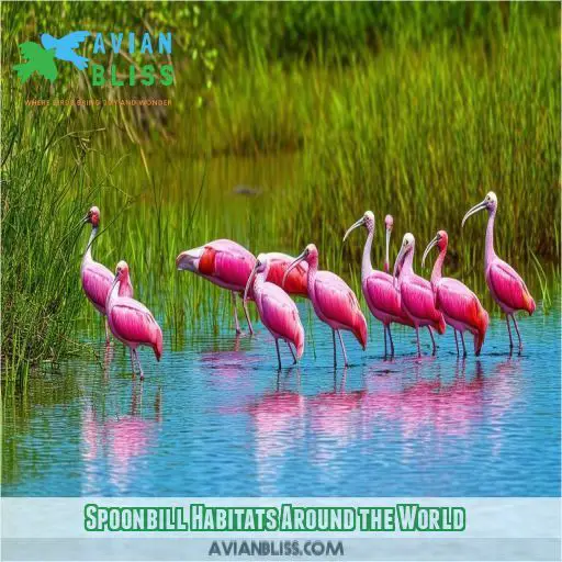 Spoonbill Habitats Around the World