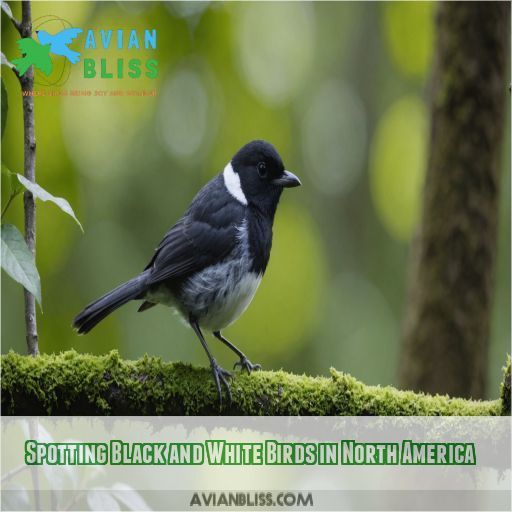 Spotting Black and White Birds in North America