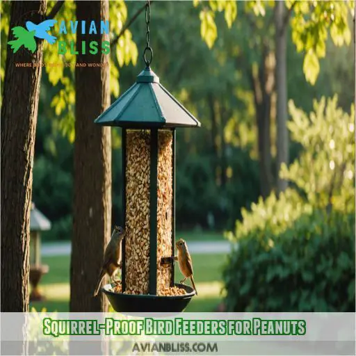 Squirrel-Proof Bird Feeders for Peanuts