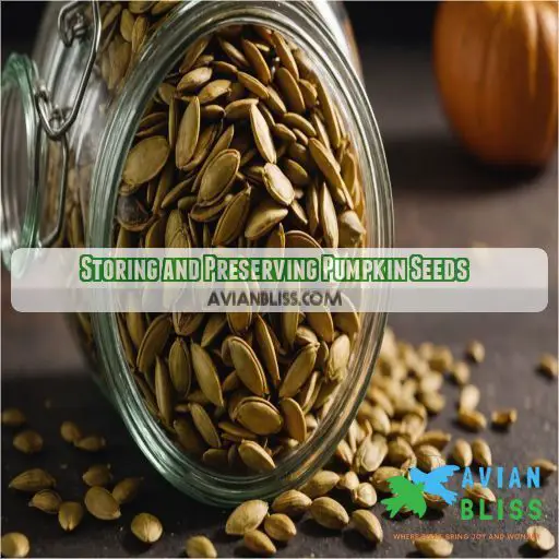 Storing and Preserving Pumpkin Seeds