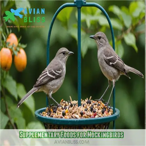 Supplementary Foods for Mockingbirds