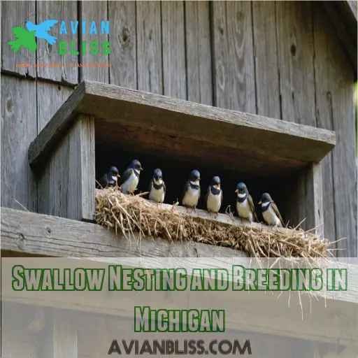 Swallow Nesting and Breeding in Michigan