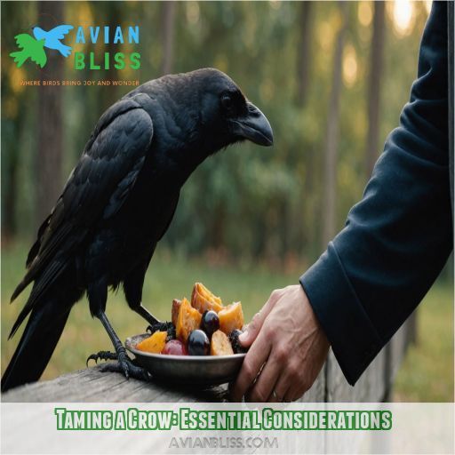 Taming a Crow: Essential Considerations