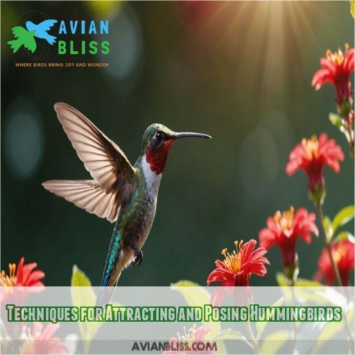 Techniques for Attracting and Posing Hummingbirds