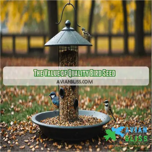 The Value of Quality Bird Seed