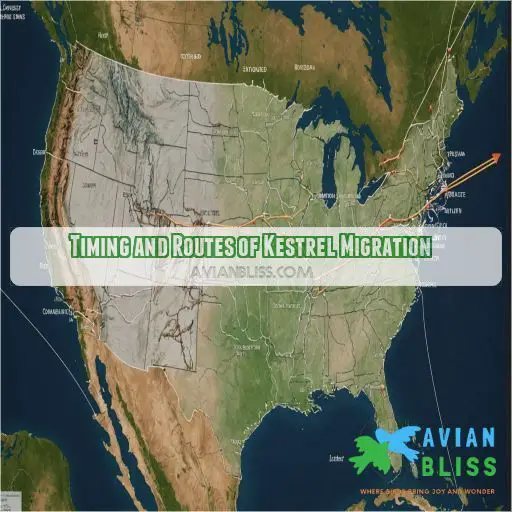 Timing and Routes of Kestrel Migration