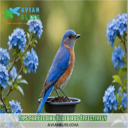 Tips for Feeding Bluebirds Effectively