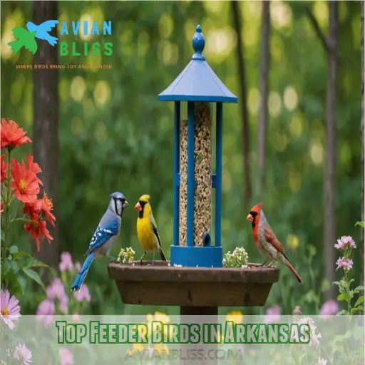 Top Feeder Birds in Arkansas