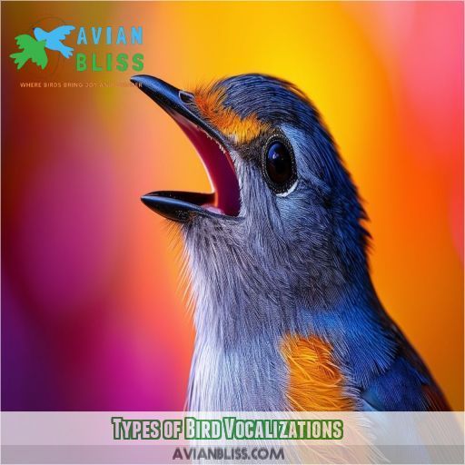 Types of Bird Vocalizations