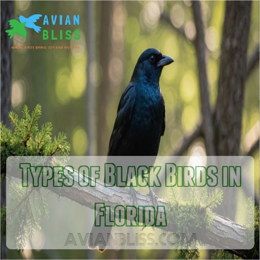 Types of Black Birds in Florida