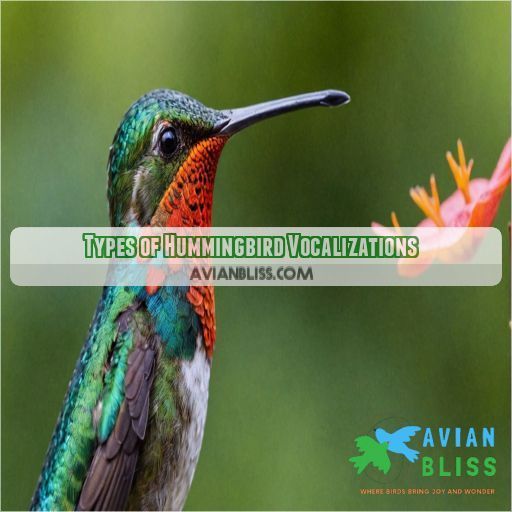 Types of Hummingbird Vocalizations