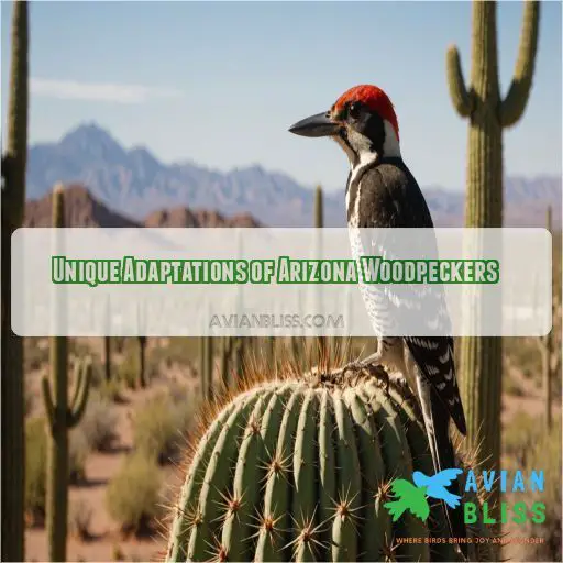 Unique Adaptations of Arizona Woodpeckers