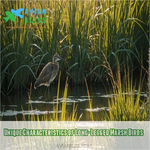 Unique Characteristics of Long-Legged Marsh Birds