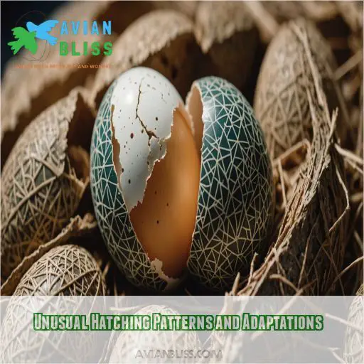 Unusual Hatching Patterns and Adaptations