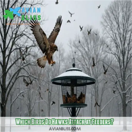 Which Birds Do Hawks Attack at Feeders