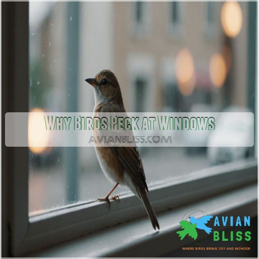 Why Birds Peck at Windows