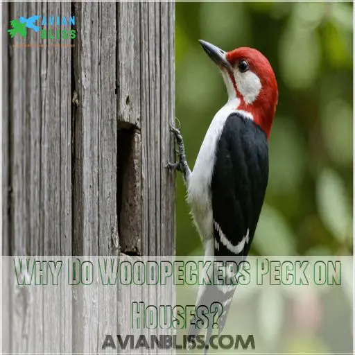 Why Do Woodpeckers Peck on Houses