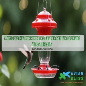 why does my hummingbird feeder get air locked