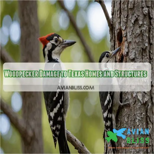 Woodpecker Damage to Texas Homes and Structures