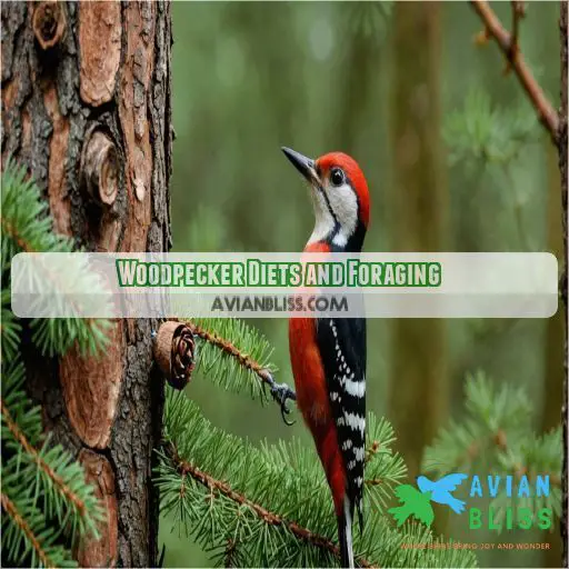 Woodpecker Diets and Foraging