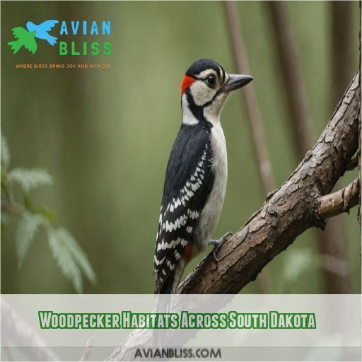 Woodpecker Habitats Across South Dakota