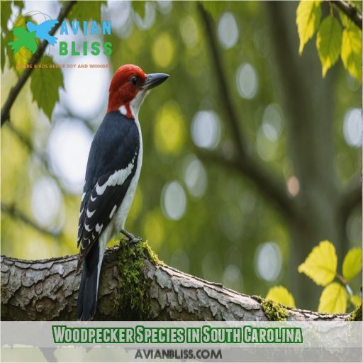 Woodpecker Species in South Carolina